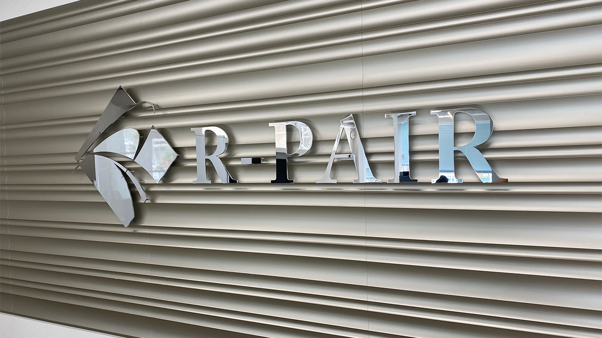 R-PAIR,金属切文字,看板